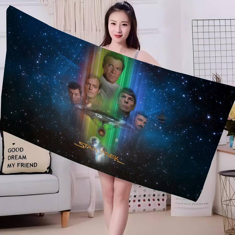 Star T-Treks Big Microfiber Beach Towels Quick Dry Towel Sand Beach Towels Pool Towel for Travel Swim Pool Yoga