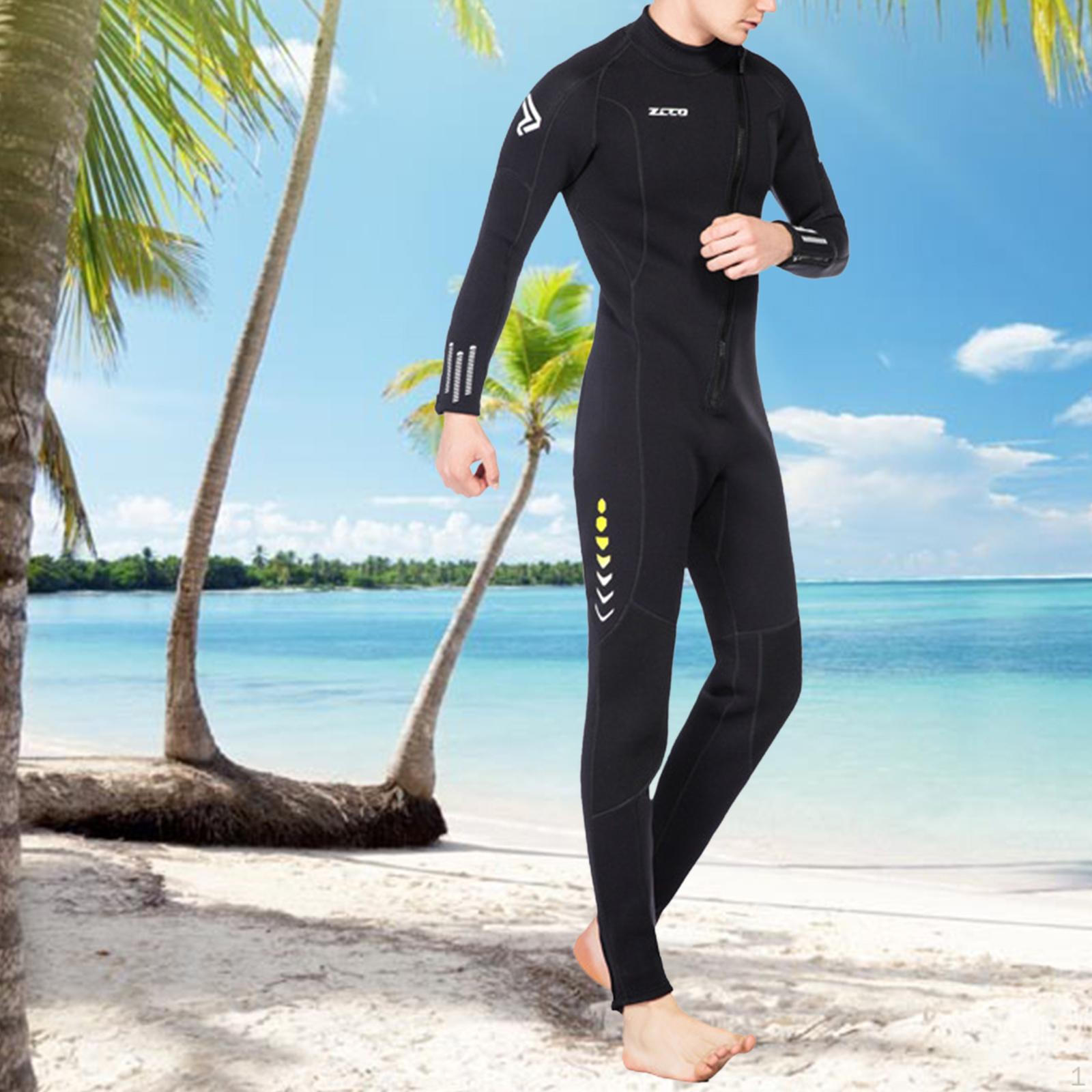 

3mm Neoprene Diving Wetsuit Full Body Dive Swimming Wet Suit Quick Drying Surfing Swimsuit Men L