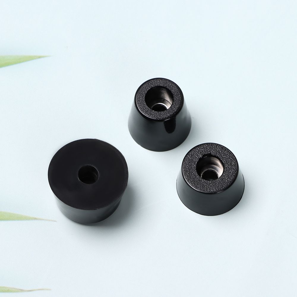 10 Pcs Instrument  Accessories Cushion Cabinet Speaker Protective Pad Tapered PVC Foot Mat Furniture Slip Feet