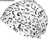 Music Note Beanie Piano Guitar Beanie Hats Stretch Scarf Head Wrap Winter Knit Hat for Women Unisex