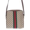 GUCCI  547934 96IWT Shoulder Bag Brown PVC coated canvas/leather Women