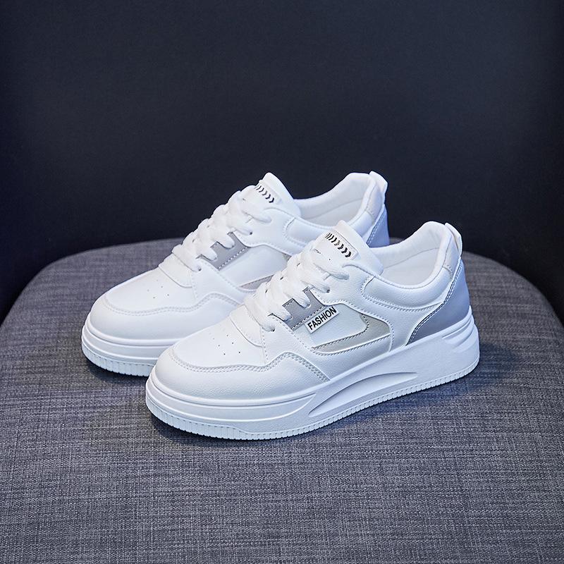 Fashion Versatile Casual Women's Shoes  2025 Autumn New Style Flat Sole Student Shoes Rubber Sole Adult Leisure Shoes