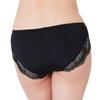 HEAVEN Japan Luxurious Underarm Fat Catcher Boy-Length (L, Black) Women's Lace Panties