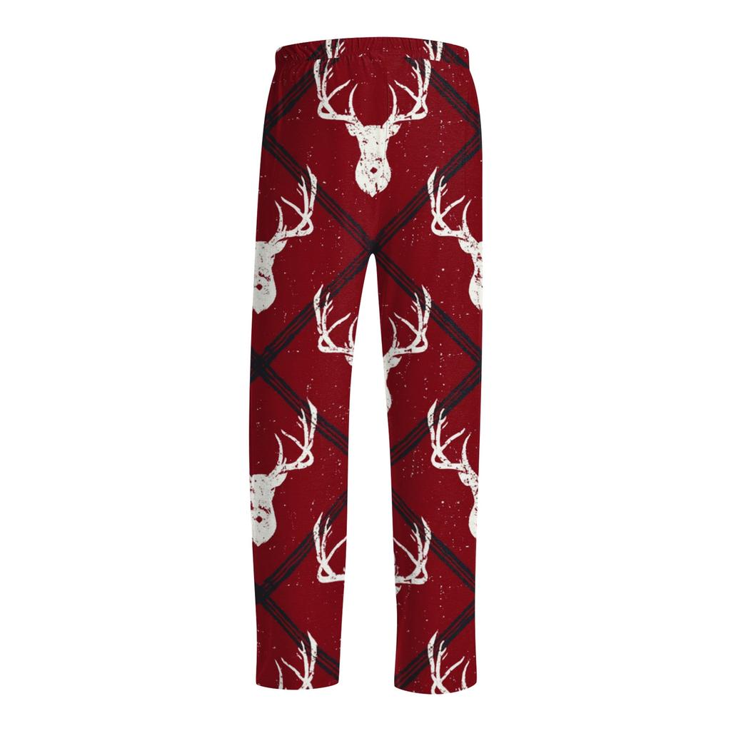 Men's Christmas Print Sleep Pants for Casual at Home