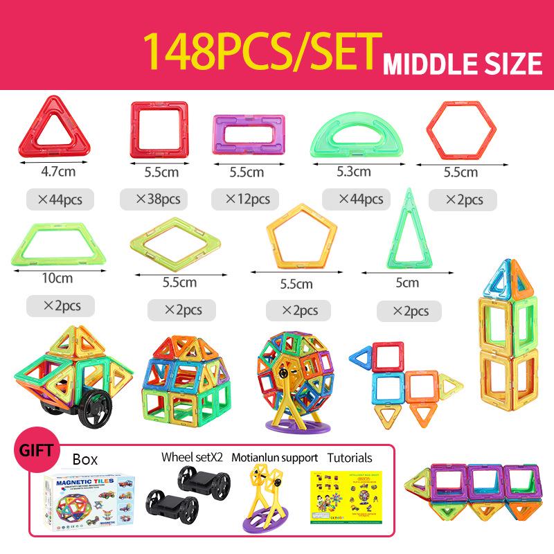 Magnetic Tiles: Children's Building Blocks Educational Toy Set