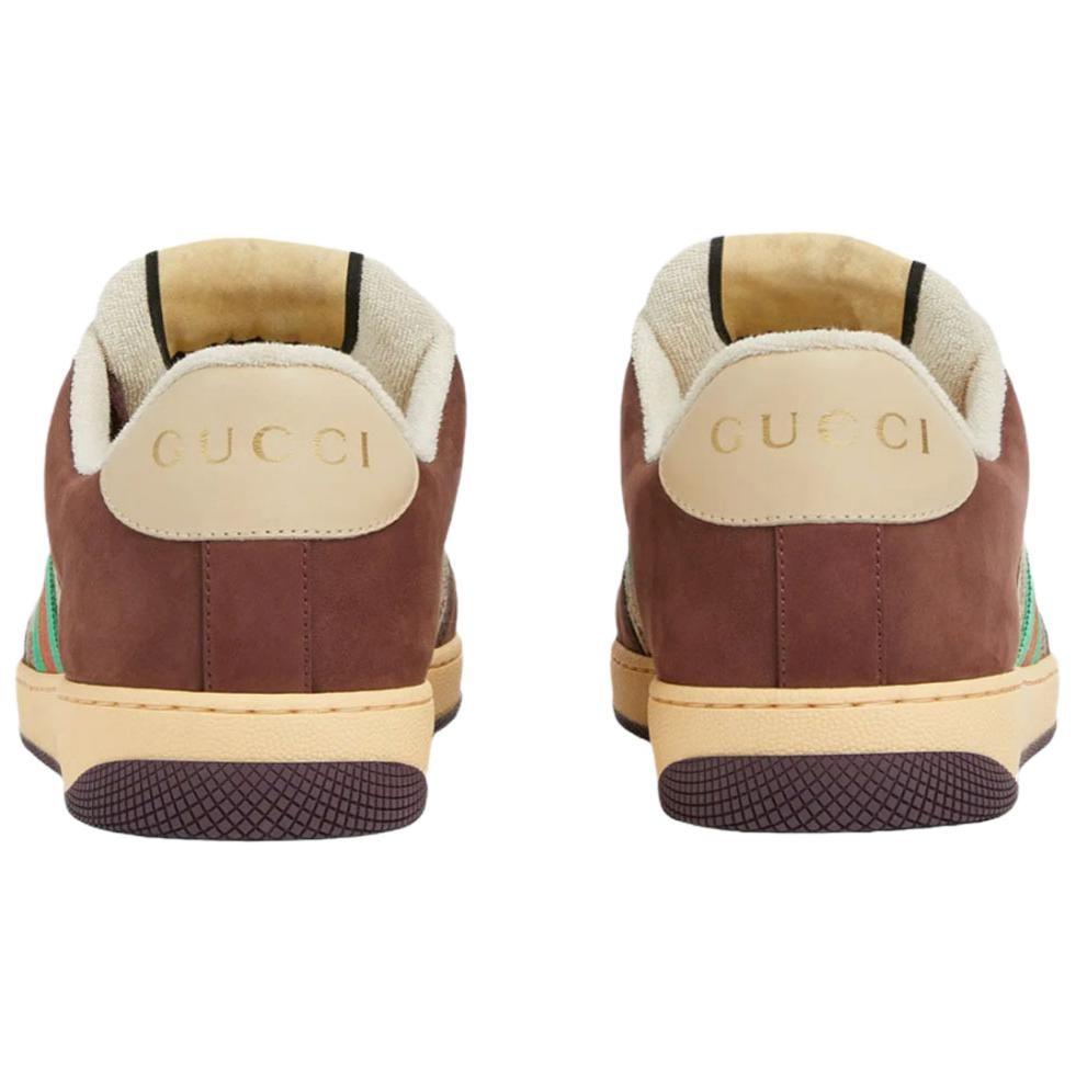 Gucci Screener Sneaker 'Black Dark Brown' 838984 HVKI0 9751