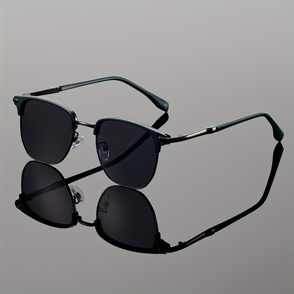 

1Pc Square Round Frame Fashion Glasses With Stylish Design, Ultra-Thin Temples, Multiple Colors To Choose From, Perfect Gift