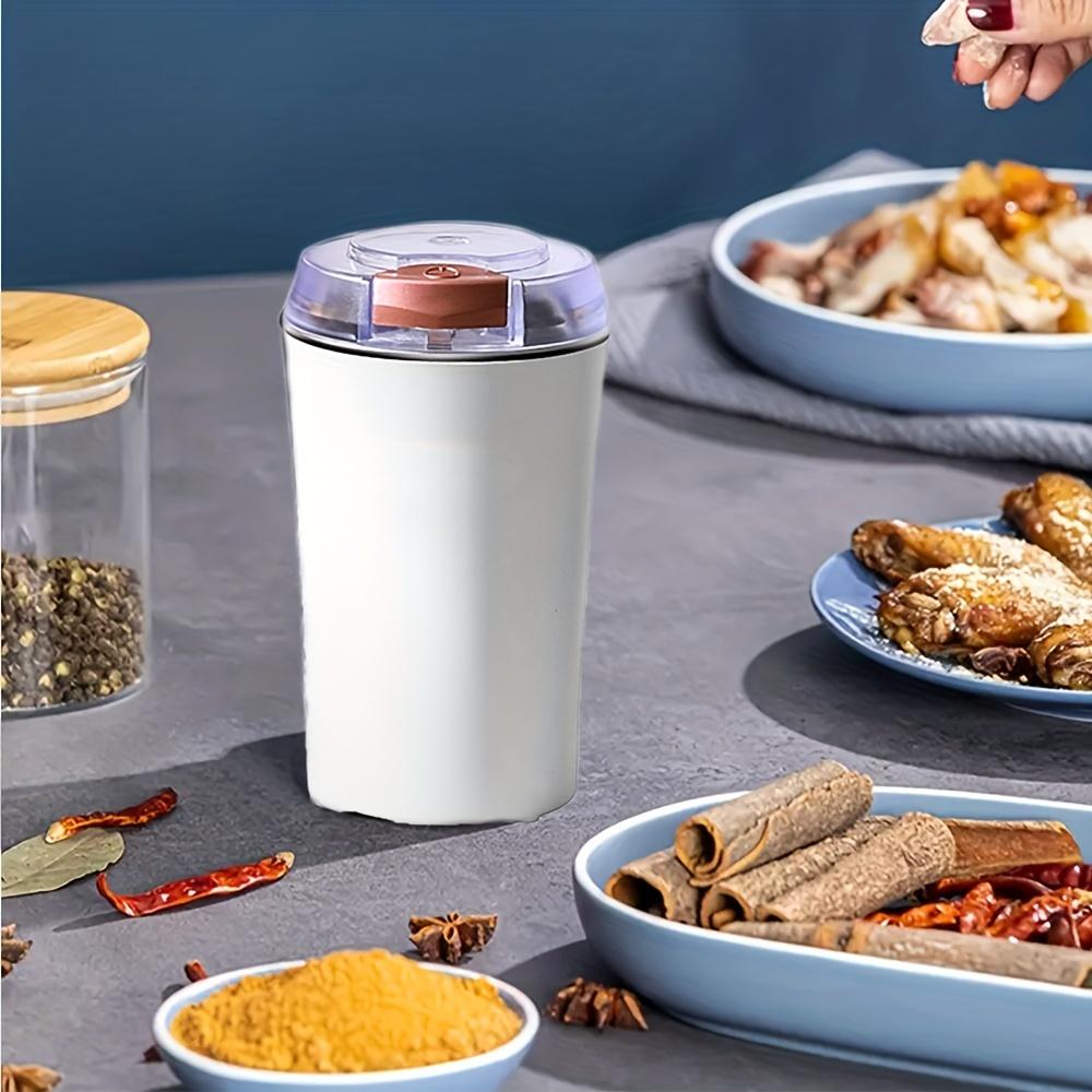 Coffee Bean Grinder Electric Food Processor 200W Powerful Spice Grinder Electric Grain Mills Espresso Grinder One Click Control
