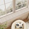 Cojín para alféizar de ventana, cojín para mirador, cojín estrecho para borde de ventana de transformación, decoración de balcón antideslizante y a prueba de polvo