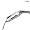 CREPHA AVANTINO Stylish Analog Watch with Metal Quartz Battery Silver Band, Movement, Operated, Waterproof, (AV-AM406-SVS)