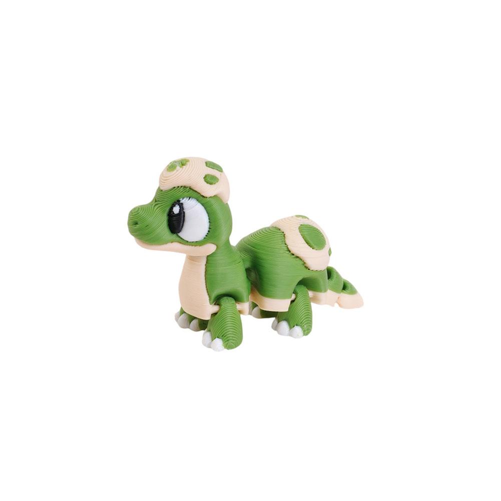 3D-gedruckte niedliche Eierschalen-Dinosaurier-Babyfigur Bewegliche Gelenke Realistische Augen Mehrfarbiger Spinosaurus Heim-Büro-Schreibtischdekor Kindergeschenk