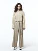 HAUS072C Wrap Style Wool Wide Pt Beige