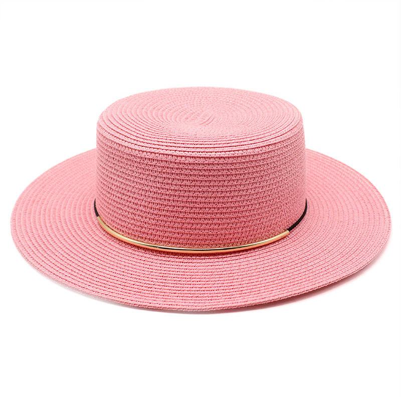 Classic Irish Straw Hat With Wide Brim For Summer Sun Protection And Breathability