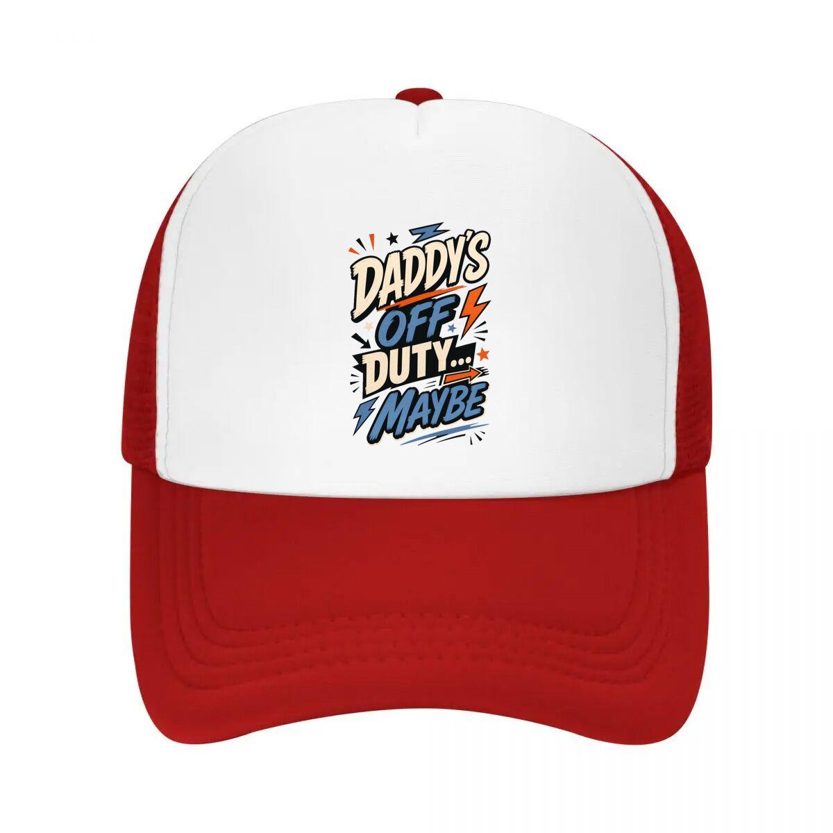 Funny Daddy Quote Retro Typography Mesh Baseball Cap Casual Hat Outdoor For Womens Unisex FeUnisex One Size