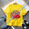 Summer 2026 Summer New Car Lightning McQueen All Matching T-shirt Clothes Around Short-sleeved Boys and Girls