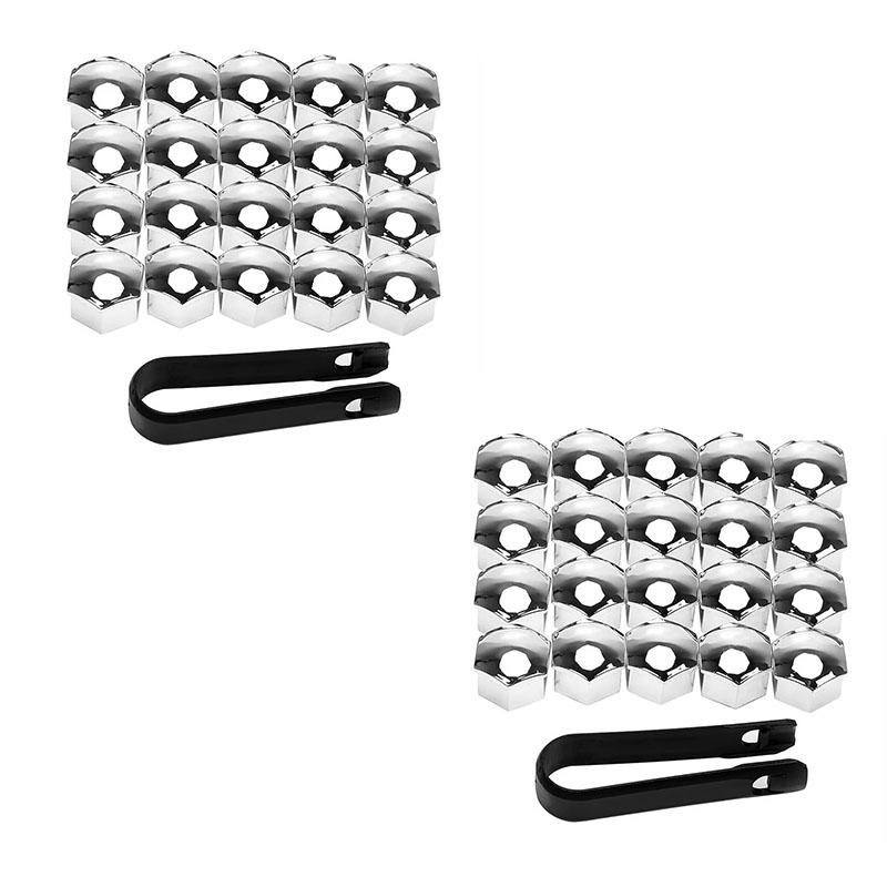 20/40/60/80pcs Car Wheel Nut Caps Protection Covers Caps Anti-Rust Auto Hub Screw Cover Car Tyre Nut Bolt Exterior Decoration