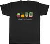 Funny Plants Mens T-Shirt What's Up Succas Unisex Tee Gift
