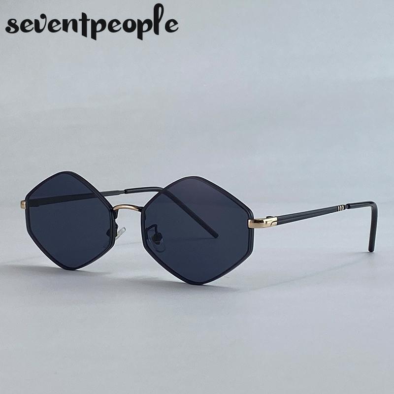 

Small Frame Hexagon Punk Sunglasses Women 2026 Luxury Brand Classic Steampunk Polygon Sun Glasses For Ladies Vintage Shade