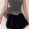 Adjustable Metallic Chic Bowknot Waist Belt For Women In Stylish Colors Summer