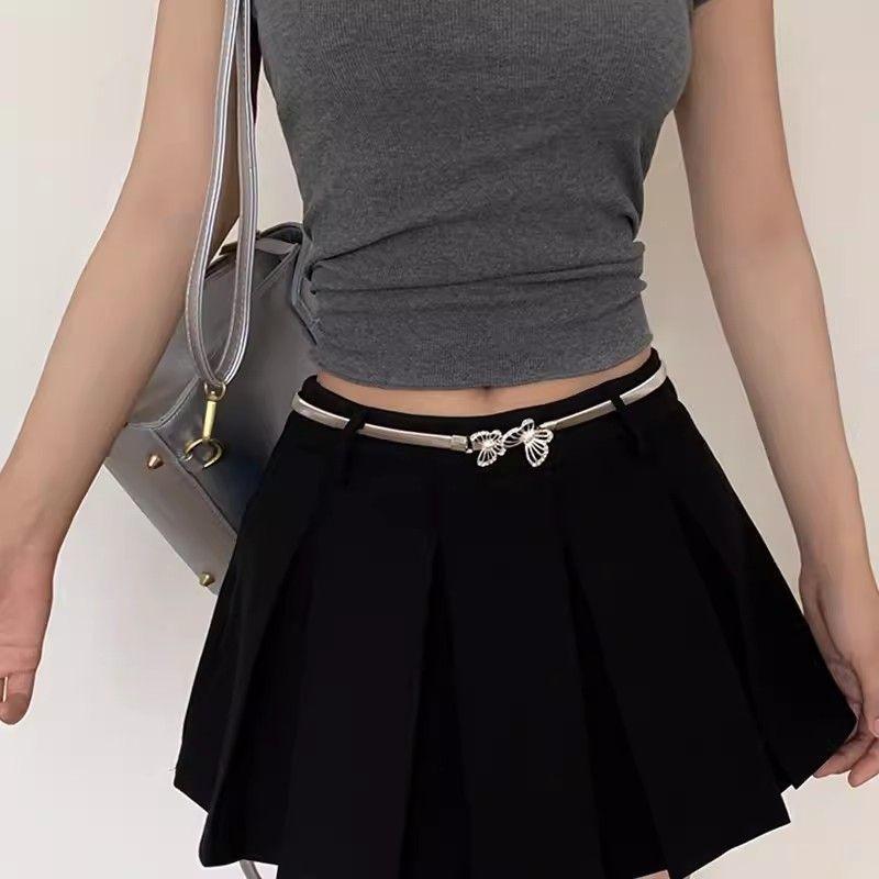 Adjustable Metallic Chic Bowknot Waist Belt For Women In Stylish Colors Summer