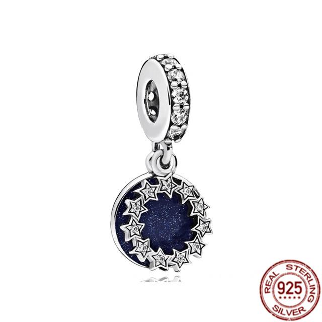 Anhänger mit mehreren Mustern für Armband/Halskette aus 925er-Sterlingsilber, Charm-Perlenschmuck, MOM, Festival