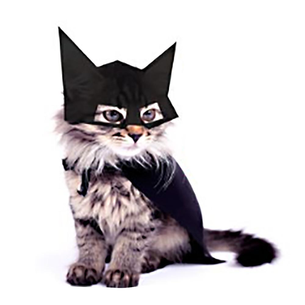 2023 New Pet Funny Cat Mask Costume Accessory For Halloween With Bat Design