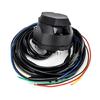 Lightweight 7 Pin Trailer Light Plug Wiring Harness for Convenient Storage & Portability Reliable Electrical Connection