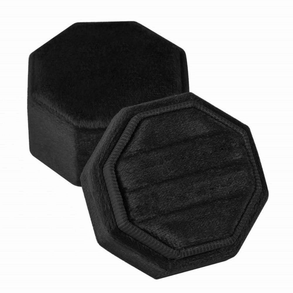 Dustproof Flannel Jewelry Case Elegant Gift Packaging Box Engagement Rings Storage Box for Couples