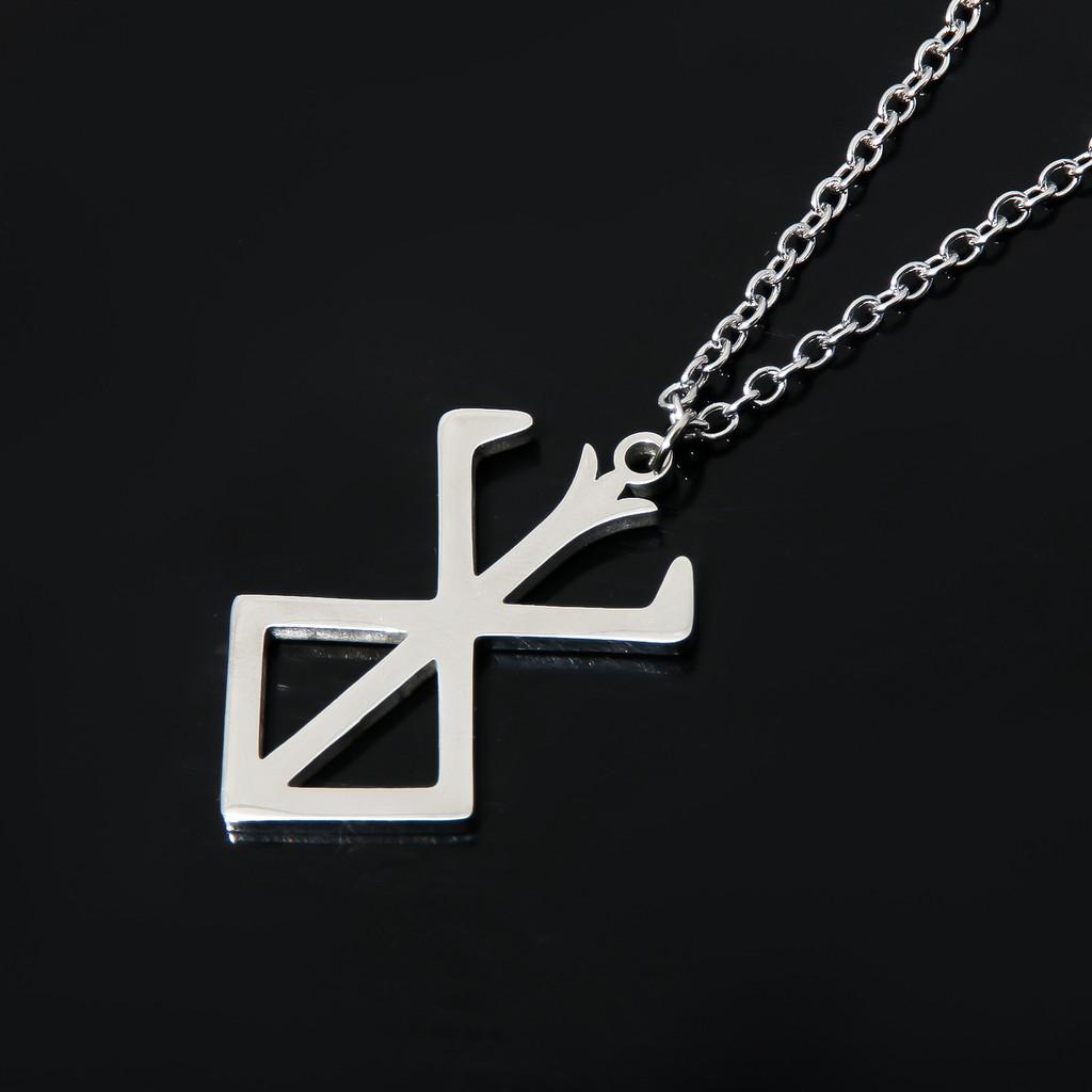 

Berserk Necklace Pendant With Electroplated Alloy For Anime Enthusiasts Gift StyleG
