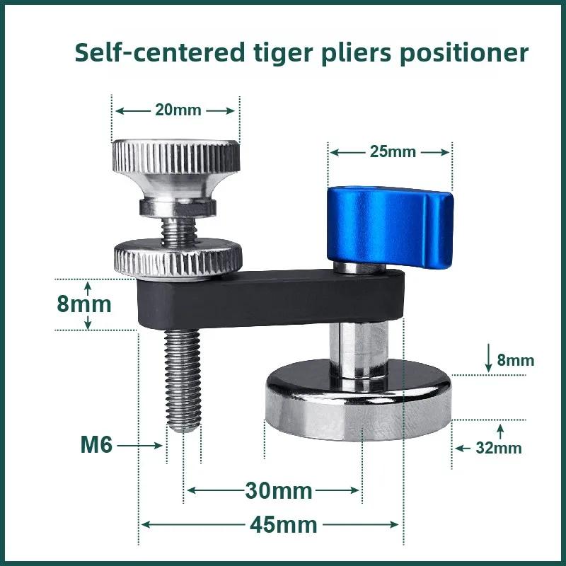 Menghină cu Centrare Automată Menghine Magnet Locator Poziționer Locație Piese de Lucru CNC Paralele Auxiliare Suport Magnetic Auxiliar Menghină Menghine