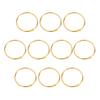 10Pcs Metal Shower Curtain Rings O Shape Shower Curtain Hooks Rings Anti-rust Curtain Hooks for Bathroom Shower Curtain Liner Room Dividers