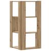 vidaXL Eck-Bücherregal 3 Böden Artisan-Eiche 50x50x102cm Holzwerkstoff