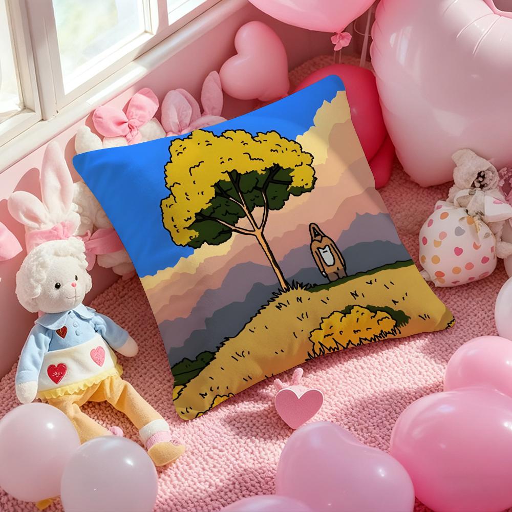 Quirky The Big Lez Show Cushion Cover Pattern Printed Pillowcase for Living Room Sofa Cushion Cover & Bedroom Decor