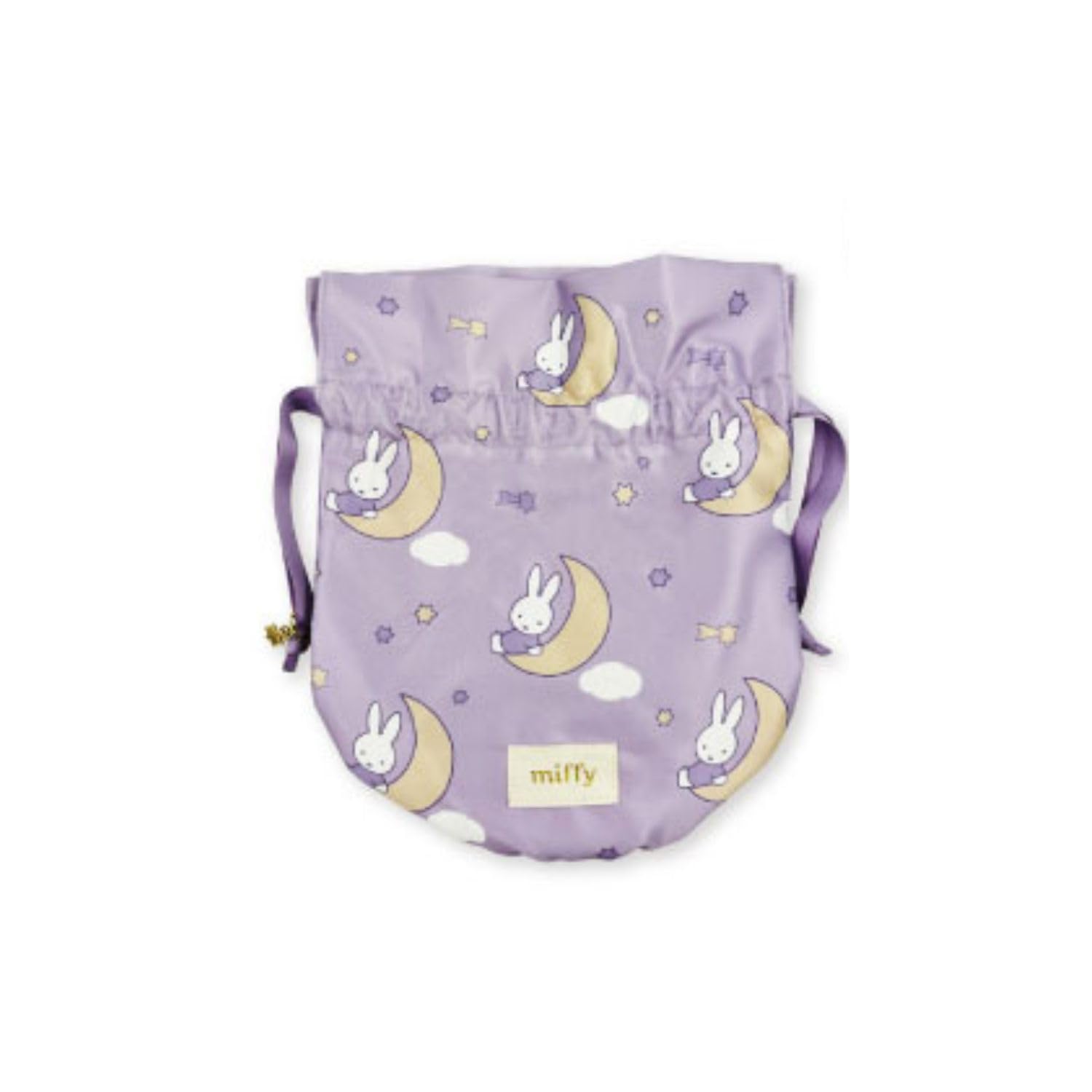 

Marimo Craft Miffy Drawstring Dreamy W190 x H220 x D90mm Bag, Series, Purple, (DBM-3018) фиолетовый