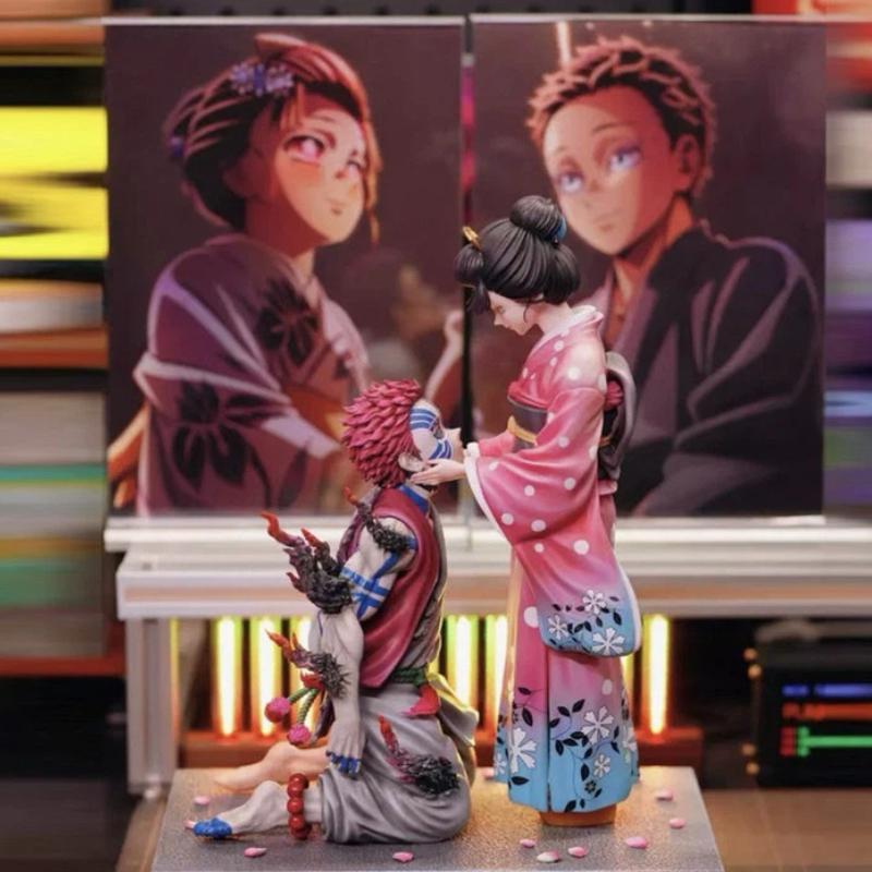 In Stock Demon Slayer Akaza Koyuki Limited Edition Pvc Figure Anime Statue Popart Figurine Gift For Anime Fans Desk Decor Toy