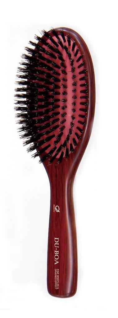 Ikemoto Brush Industry Natural Bristle Cushion W58 x H216 x RD1509B Brush, Brown, D40mm,