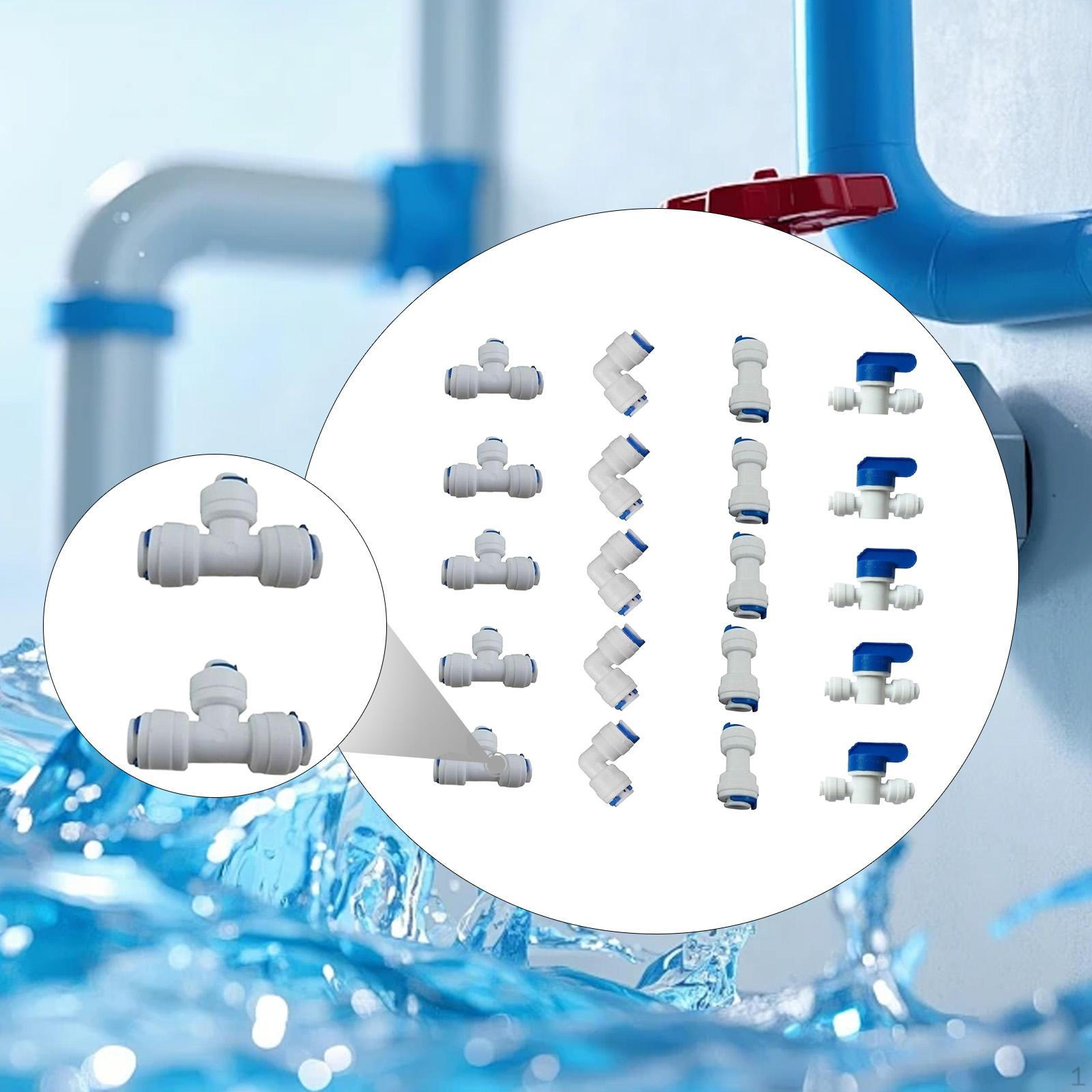 

1/4 inch Od Quick Connect for Water Purification Systems and Osmosis System Accessories Replace Push