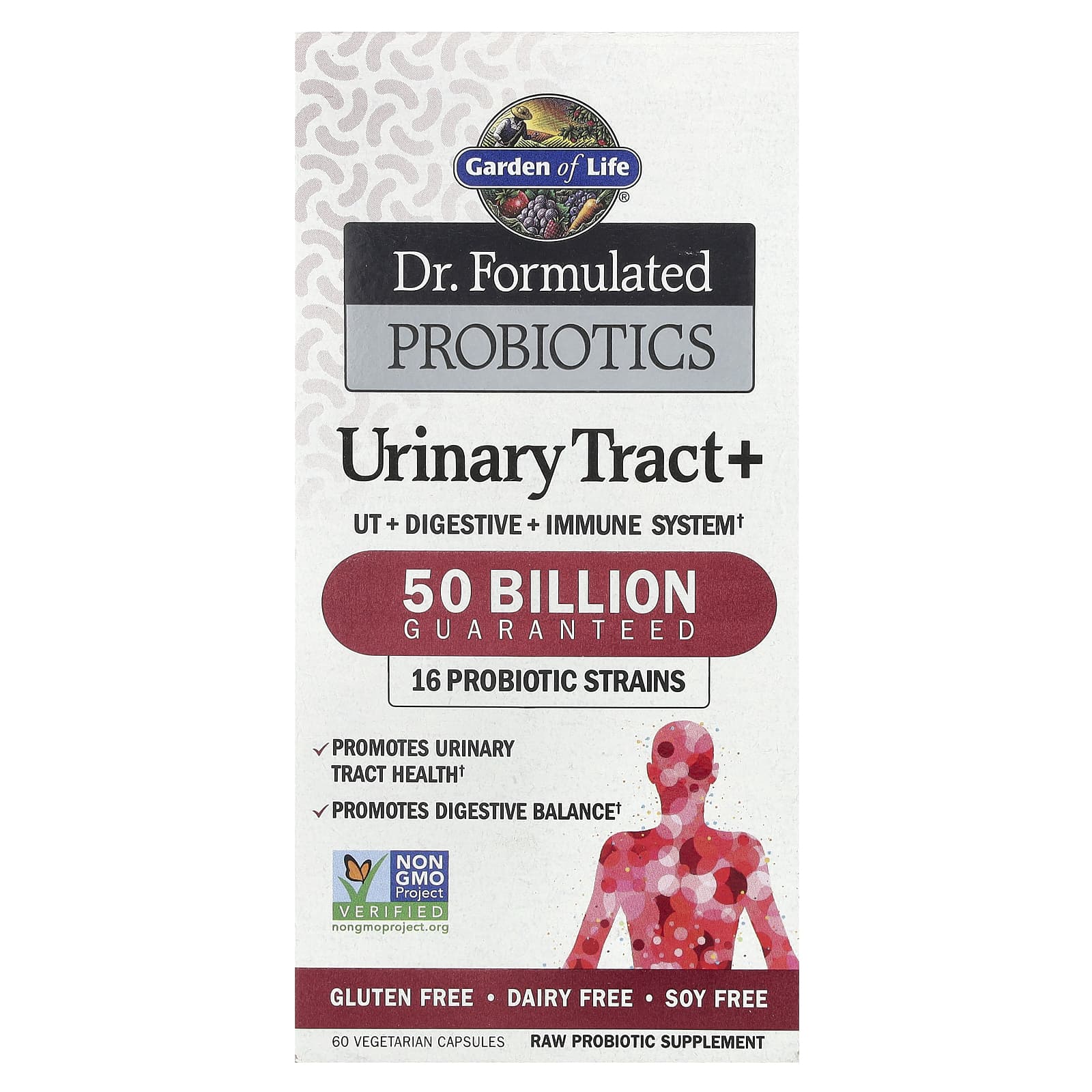 

Doctor Probiotic Manufacturing, Uro+, 50 Billion, 60 Veggie Caps