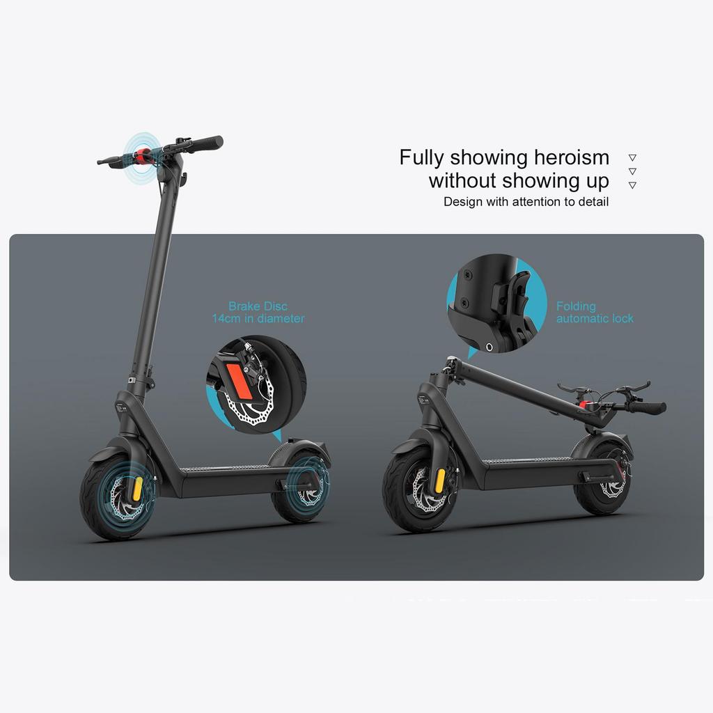 HX X9 Pro Max Folding Electric Scooter 550 Motor 36V 15.6Ah Battery 10-inch Tire Lightweight Adult Urban Commuting E-Scooter For