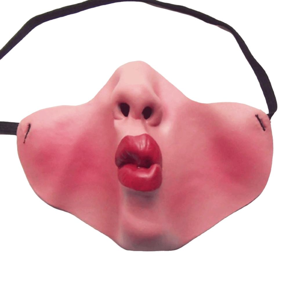 Anti-Bite Smiling Teeth Pet Muzzle Anti-Scavenge Grinning Dog Mask  Dog Cross Dressing