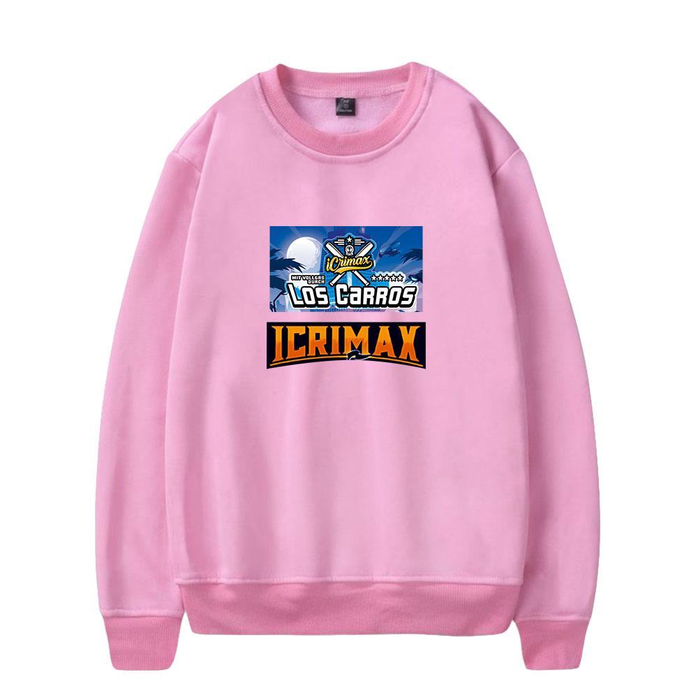 Icrimax Hoodie Women Men O-neck Long Sleeve Crewneck Sweatshirt Casual Tracksuit Funny Clothes