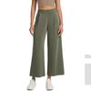 Women High Waist Wide Leg Cropped Pants Casual Loose Fit Trousers with Pockets Suitable for Everyday Wear