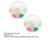 2Pcs Dog Toy Ball Kettlebell Design Rubber Squeaky Ball with Handle Interactive