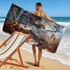 Name Custom Adventure Movie Lord Rings Print Beach Towel, Large Soft Quick Dry Towel for Beach Camping Swimming