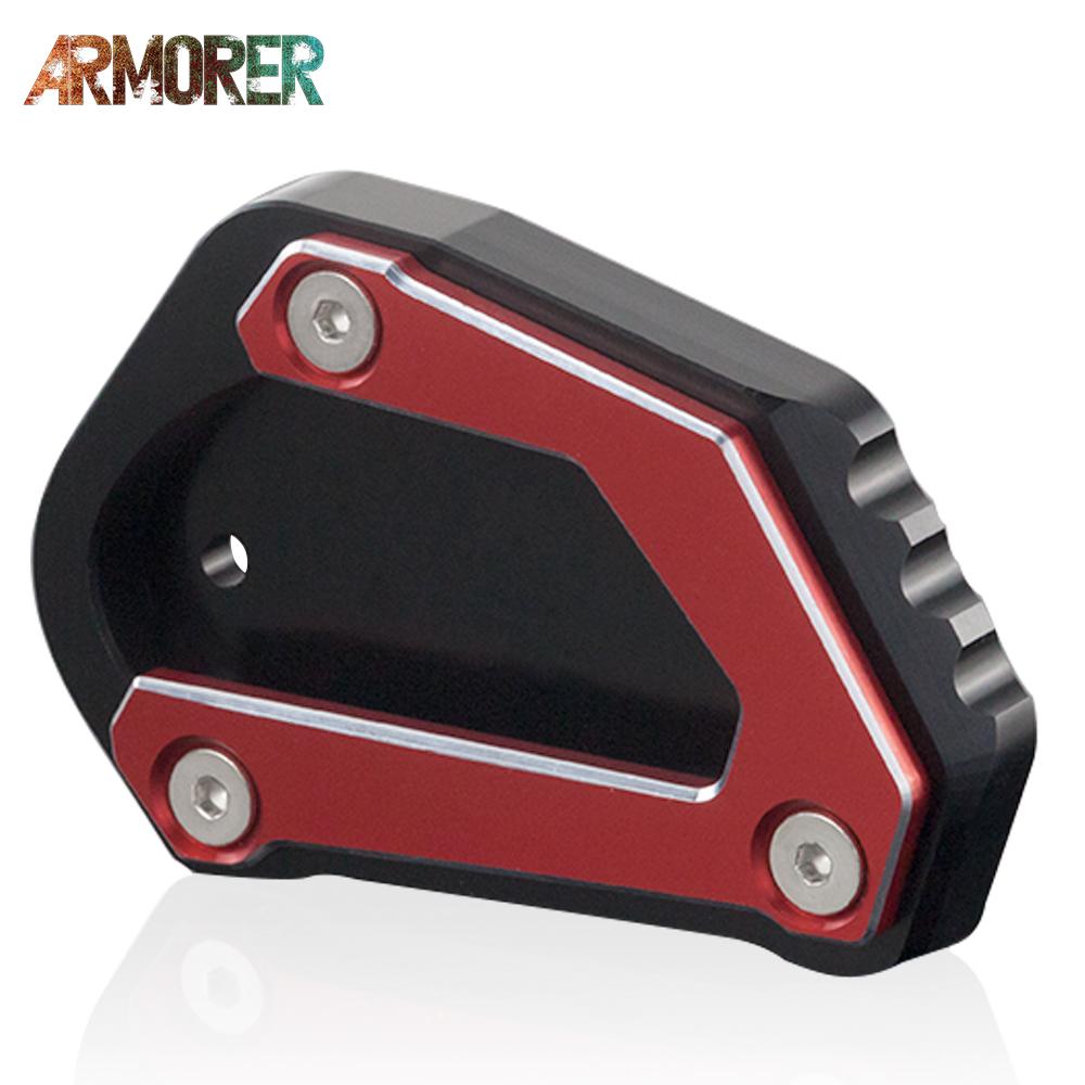V Strom 650 Motorcycle Accessories For SUZUKI V-STROM 650/XT DL650 DL 650 Kickstand Side Stand Extension Enlarger Pad