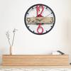 Tempered Glass Wall Clock Nordic Living Room Furniture Clocks Interior Silent Decoration Wall Clock Modern Accessories Clocks