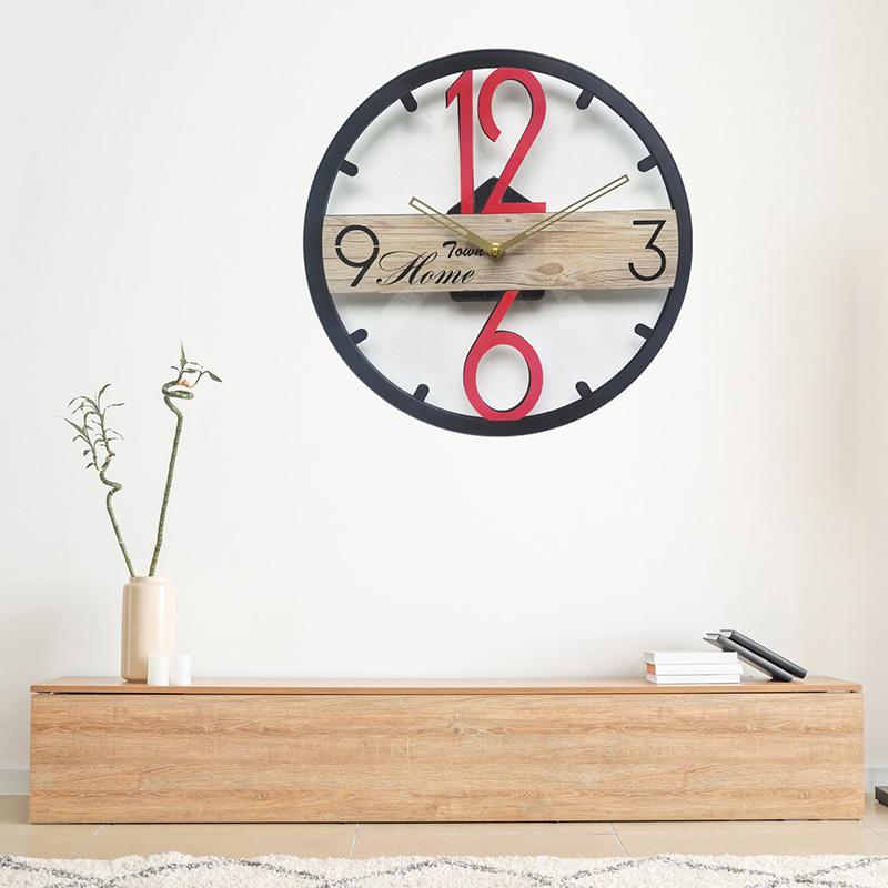 Tempered Glass Wall Clock Nordic Living Room Furniture Clocks Interior Silent Decoration Wall Clock Modern Accessories Clocks