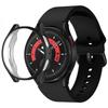 Silicone Strap+TPU Case for Samsung Galaxy Watch 5 44mm 40mm/4 44mm 40mm Sport Wristband for Samsung Watch 5/4 Protective Shell