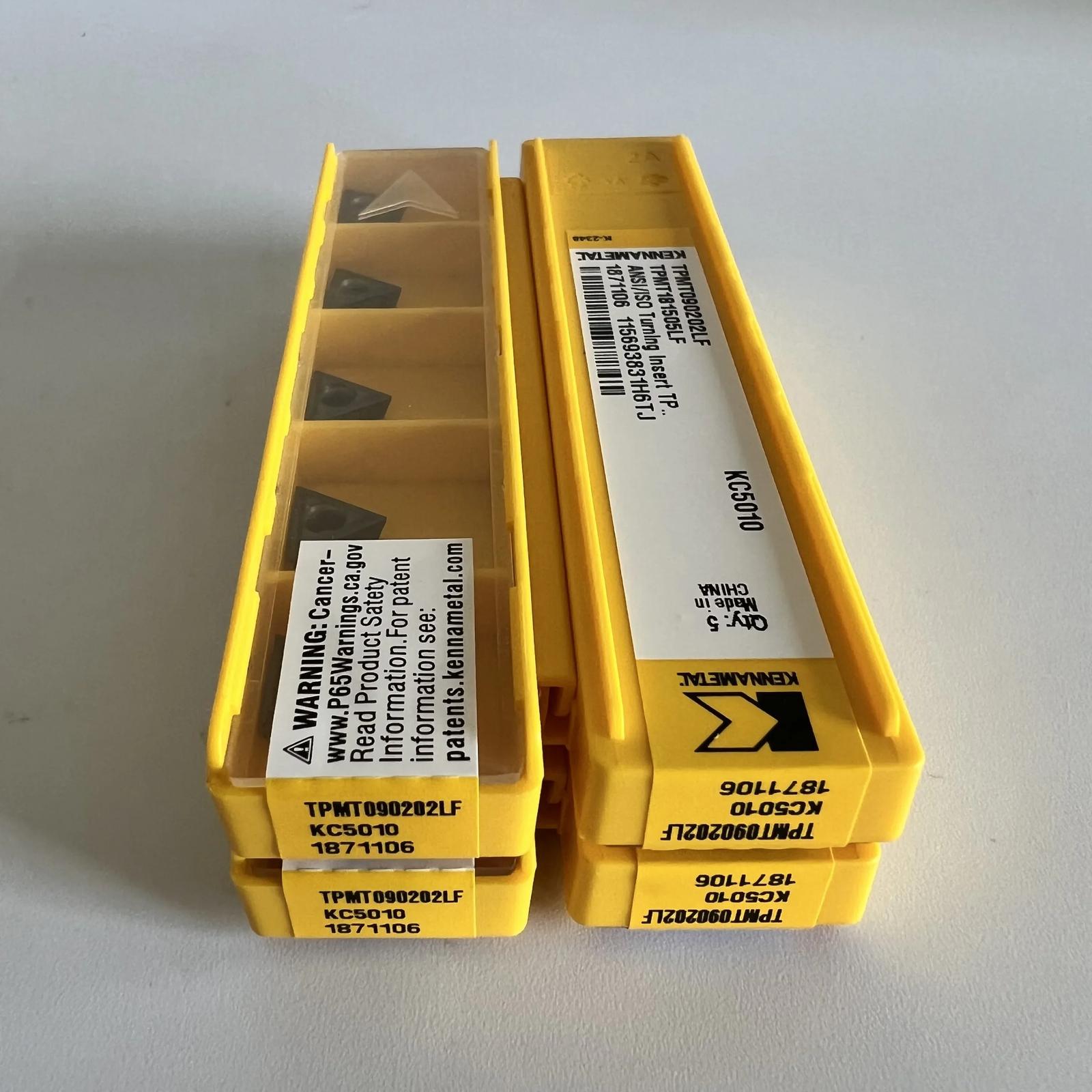 

KENNAMETEL / TPMT090204LF KC5010 / Original carbide blade 10 Pcs