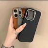 Luxury Matte Leather Phone Case For iPhone 17 16 15 14 Plus 16E 13 12 11 Pro Max X XS Max XR 7 8 SE2 Protection Shockproof Cover